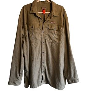 Patagonia Men's Farrier's Button Down Shirt Marlow Brown Size 3XL